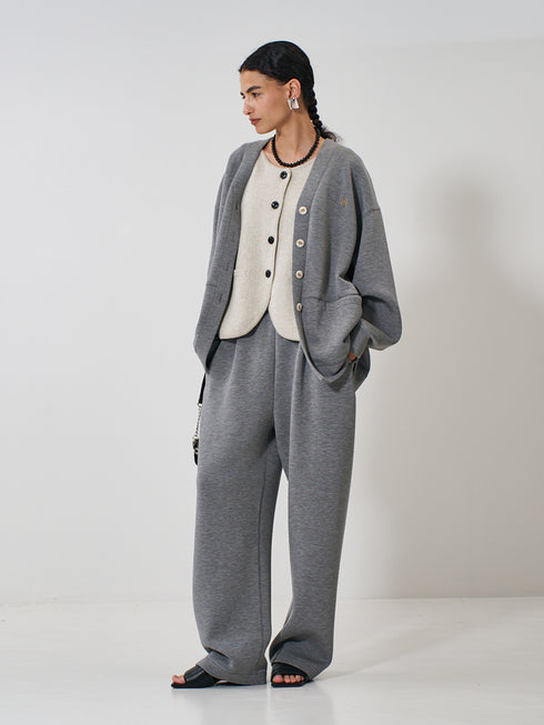 【 予約:2月上旬 】BOAT NECK KNIT VEST /Y261-91017